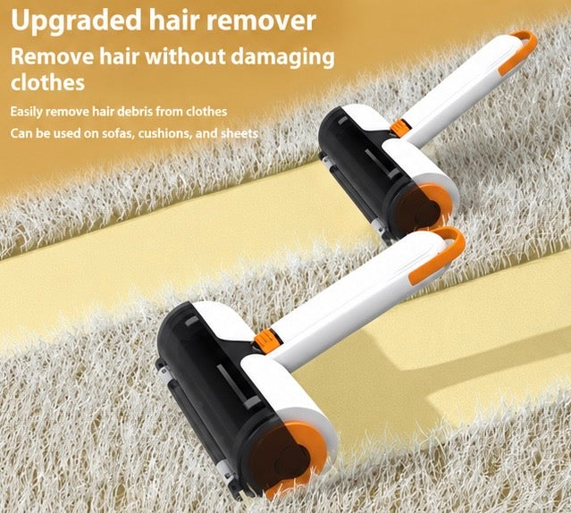 🐾 zunoriq™ Pet Hair Remover Roller – Reusable 2-in-1 Cleaner