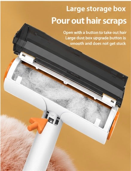 🐾 zunoriq™ Pet Hair Remover Roller – Reusable 2-in-1 Cleaner